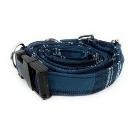 Handmade Tartan Dog Collar And Lead Set (Earl Of St Andrews, M)