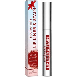 Delineador Labial Peel-Off y Tinte de Labios Marrón Rojizo Delineador y tinte labial peel-off con tono marrón rojizo, aplicación suave y acabado natural para maquillaje diario.