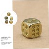 Abaodam Exquisite Small Dice, Pure Copper Unique 6 Sided Dice,