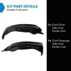 TRQ TRQ Front Inner Fender Liner Set Compatible with 2000-2005