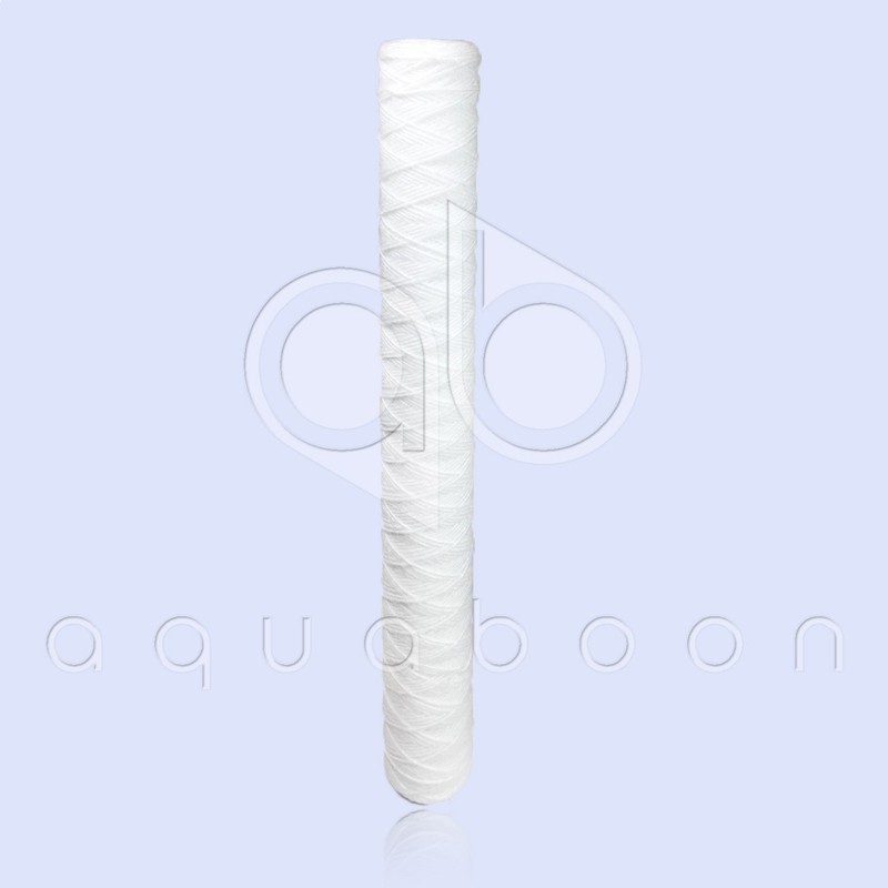 Aquaboon 1 Micron 20" x 2.5" String Wound Sediment Water