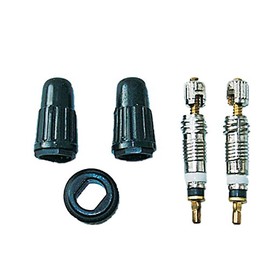 Weldtite Valve Core and Caps Kit (for Presta Valves) - One Colour , Presta STD Valve