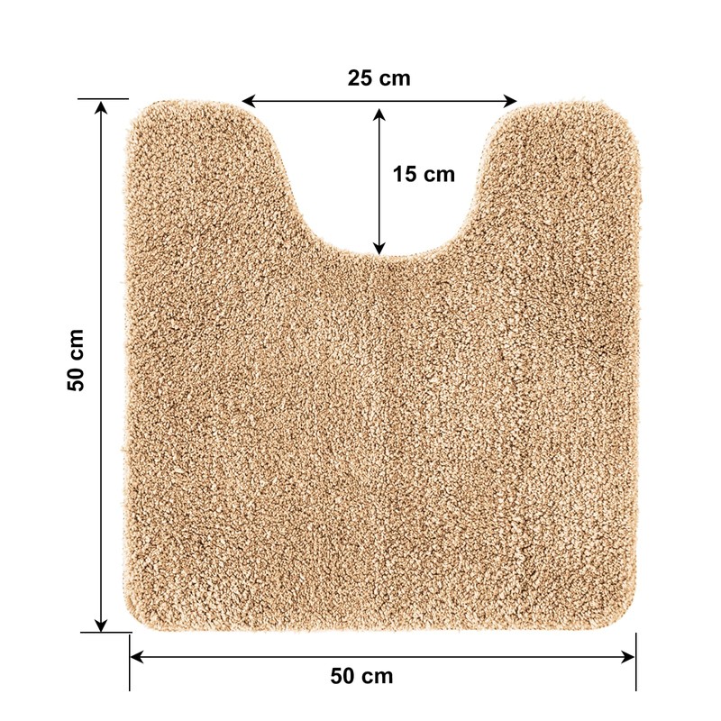 wyewye Microfibre Bath Mat, Toilet Mat, 2cm Super Thick Bath