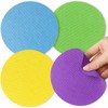 Rubber Jar Opener Pads Set of 4, Round Heat-Insulated Non-Slip