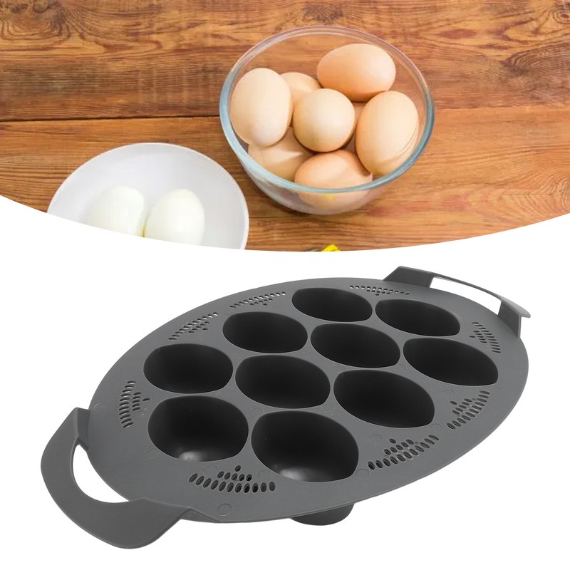 10 Holes Egg Poacher Insert Easy Release Portable Multifunctional Egg