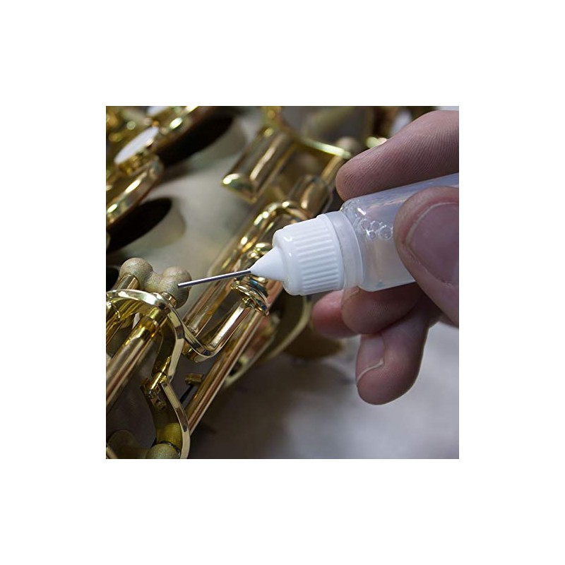 MUSICMEDIC.COM BENCH BOTTLES 10ML (5 PACK). NEEDLE OILER for WOODWIND