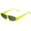 Urban Classics Lefkada Unisex Sunglasses Pack of 2, Neon yellow/black