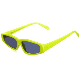 Urban Classics Lefkada Unisex Sunglasses Pack of 2, Neon yellow/black