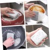Baluue 2sets Kitchen Dish Washing Sponge Dish Cleaning Sponge Set