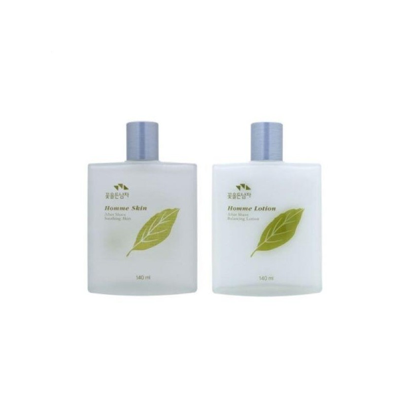 Flower Man 꽃을든남자 옴므 2종 스킨/로션 각140ml/케이스없음 [스킨+로션] Flower Holding