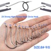 Octopus Fishing Hooks-120pcs Sport Circle Hooks Octopus Beak Offset Fishing