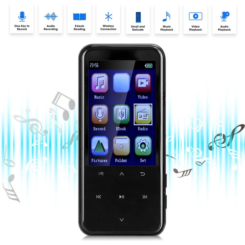 MultiFunction Music Player MP3 Player MP4 Media FM Radio Recorder