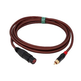 System-S RCA RCA Cable 3 m Male to XLR 3-Pin Female Adapter in Red