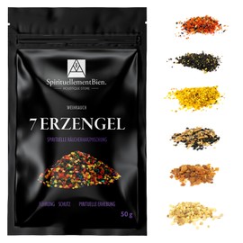 Incense Sticks - Happiness - Cleansing - Protection - Protection for Incense Burner or Incense Burner (7 Archangels, 50g)