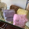 Cozy Plush Cosmetic Bag - Color: Yellow