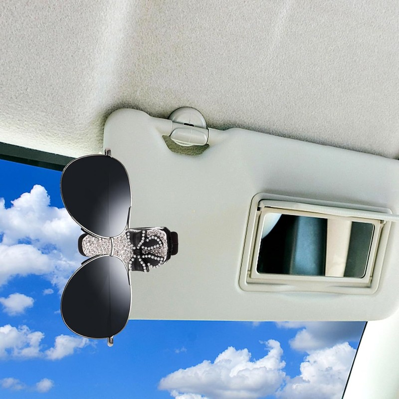 Healifty Clip para Visera de Gafas de Sol para Coche,