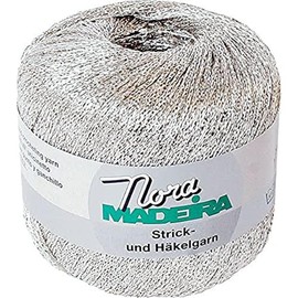 Madeira M9813-323 Häkel-Strickgarn, Polyester, 323 Ecru, 100 m