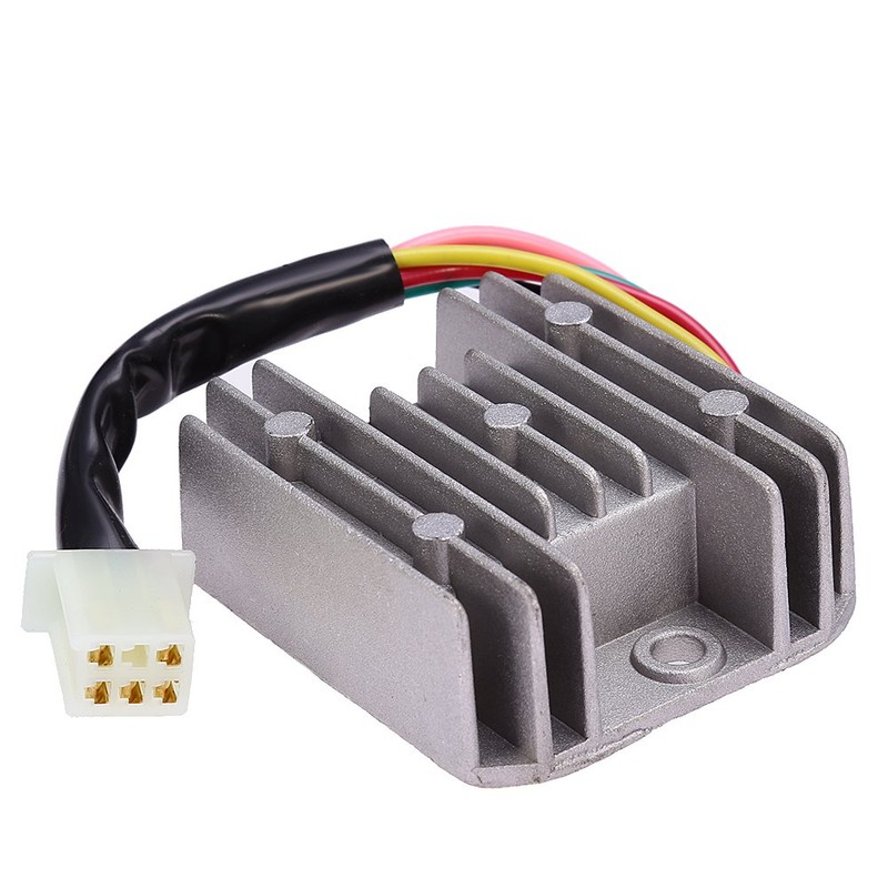 Ignition Coil 6 Pin CDI Voltage Regulator Rectifier Solenoid Relay