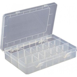 Electrovision Plastic 15-Compartment Crafts Storage Box