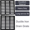 MASSLUNT Cast Iron Drain Grate, 20x20 Outdoor Drain Cover, B