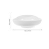 PACKOVE Elderly Self Feeding Bowl with Suction Base Ergonomic Dining