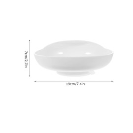 PACKOVE Elderly Self Feeding Bowl with Suction Base Ergonomic Dining Bowl for Seniors Spill Design Lightweight and Durable Tableware for Independent Eating