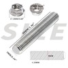 GSTP M8*1.25 Studs Kit Exhaust Studs and Nuts Kit Compatible