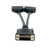 chenyang DMS-59Pin 1 to 2 DVI 24+5 Splitter Extension Cable