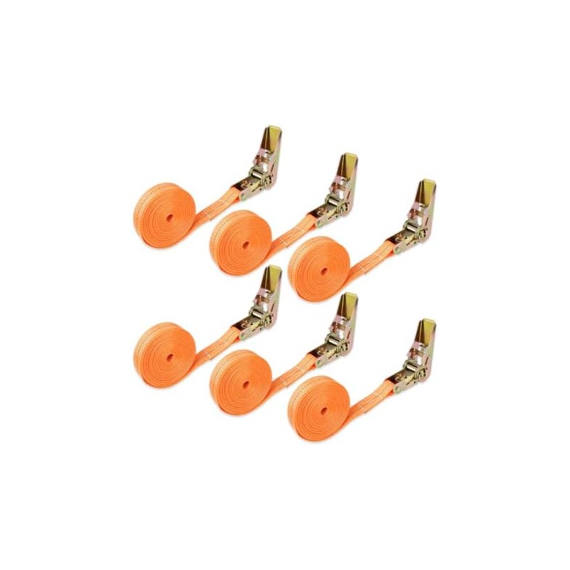 Eslingas con Matraca, Juego de 6 Piezas de 2.5cm x