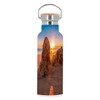 Edelstahlflasche Thermosflasche - Sonnenuntergang am Paradiesstrand mit Felsen - 500