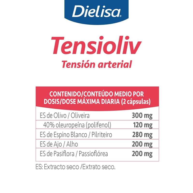 Dielisa - Tensiolive - 60 Capsules