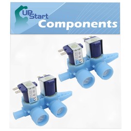 2-Pack WH13X10024 Washer Dual Inlet Valve Replacement for General Electric WKXR2100T8WW - Compatible with WH13X10024 Water Valve