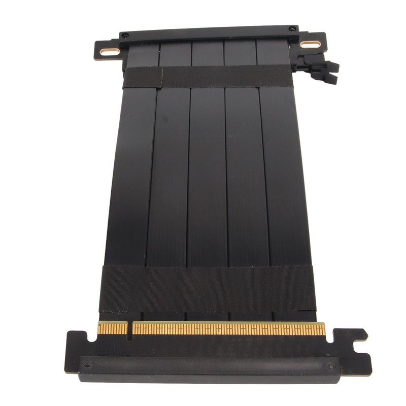PCIE 4.0 X16 Riser Cable High Speed Flexible Double Sided