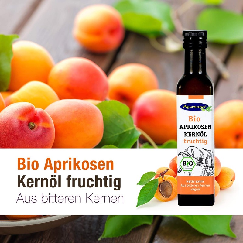 Ayursana - Organic Apricot Kernel Oil (250 ml)