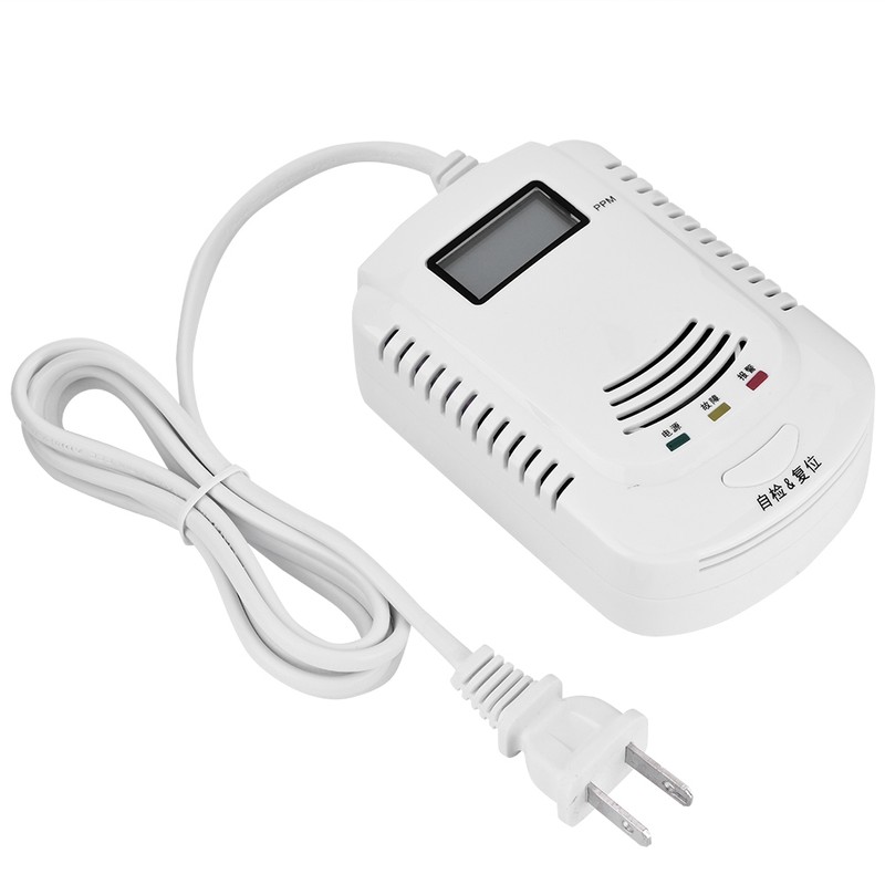 Combustible Gas Detector Live Action Speech LED Display Alarm Combustible