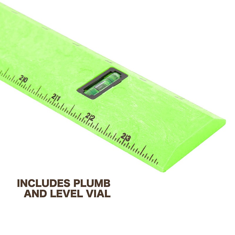 Mayes 10744 Polystyrene Level Ruler 48", Precision Measuring and Leveling