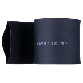 YoiYee Black Heat Shrink Tubing 25mm Diameter 2:1 Shrink Ratio 42mm Flat Width 2m Cable Sleeve