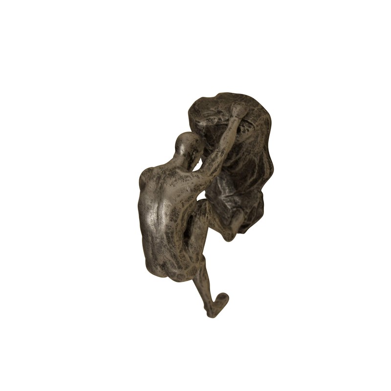 Haute Collage 1x Rock Climber Figurine climbing with both hands