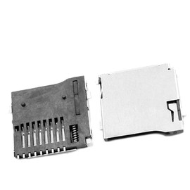 Paquete de 15 enchufes con ranura para tarjeta SD para montaje en PCB, con resorte, Push Push Micro SD Transflash ranura para tarjeta de memoria