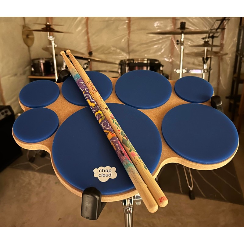 Drum Practice Pad - Compact Multi-target Drumming Practice Pad for