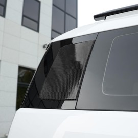 YOUTOOCAR Rear D Pillar Outer Trim Cover Compatible with Hyundai Santa Fe 2024-2026 Accessories (Carbon Fiber Pattern)