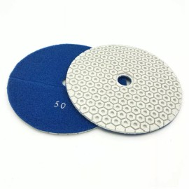 Roxx Tools 7 Inch Diamond Polishing Pads 7 Piece Set WET/DRY Granite Concrete Stone Marble