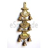 eSplanade - 11" Shree Ganeshaya Namah Curved Hanging Bells |