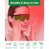 LIGHTMEUP Red Light Therapy Glasses Eye Protection for Infrared &