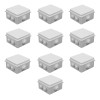 10pcs Cajas Gabinete Nema Estancas Ip55 Para Exterior Cctv Blanco