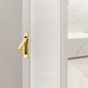 JOY DECOR Pocket Door Pull Handle, Edge Pull, Satin Brass