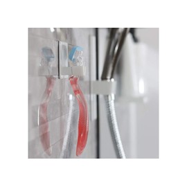 Yamazaki Industries 8877 Anti-Slip Magnetic Shaver Holder, Tower, White