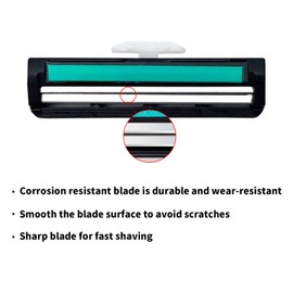 miechua Mens Razor Blade Refills2-Blade Razor Cartridges with Lubricating Strip Compatible with Atra razor handles. 120 Count, Delivers a Clean, Close Shave