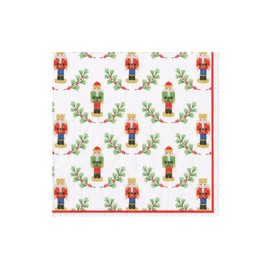 Caspari Little Nutcracker Cocktail Napkins - 20 Per Package