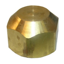LASCO 17-4049 1/2-Inch Brass Flare Cap